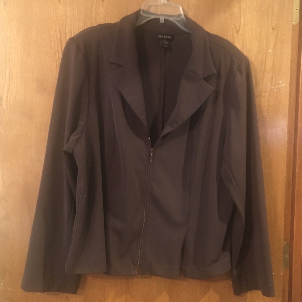 LANE BRYANT Chocolate Blazer, 22/24